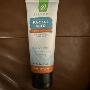 Redmond Clay Facial Mud with Silver, 4 oz - US SELLER